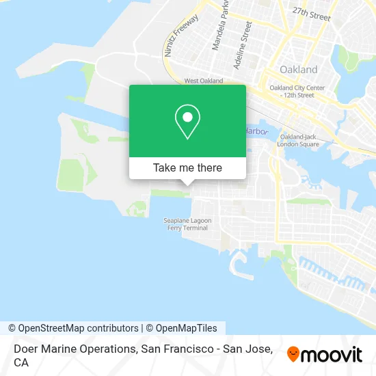 Doer Marine Operations map