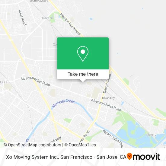Xo Moving System Inc. map