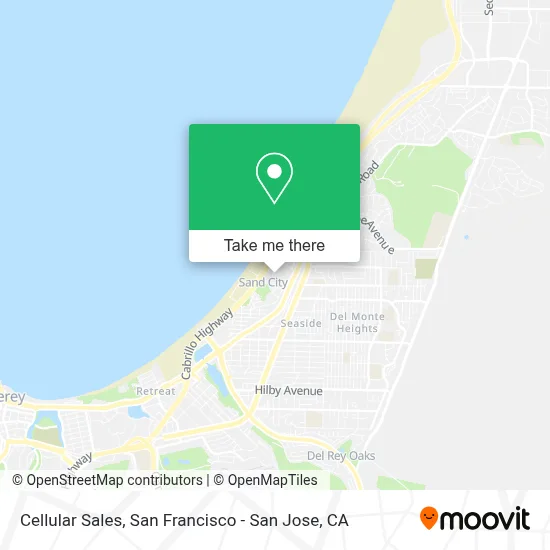 Cellular Sales map
