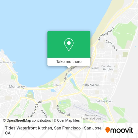 Tides Waterfront Kitchen map