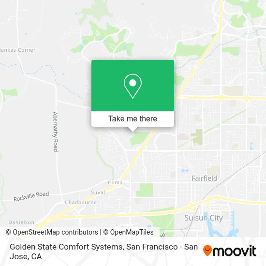 Golden State Comfort Systems map