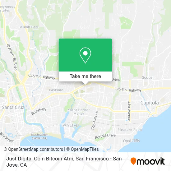 Just Digital Coin Bitcoin Atm map