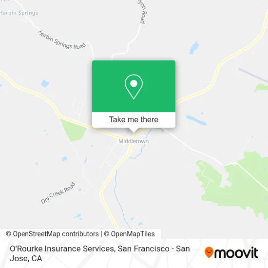 O'Rourke Insurance Services map