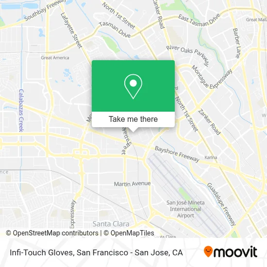 Infi-Touch Gloves map