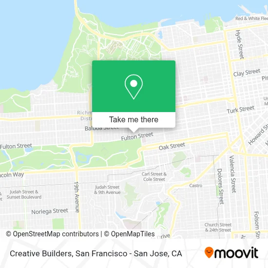 Creative Builders map
