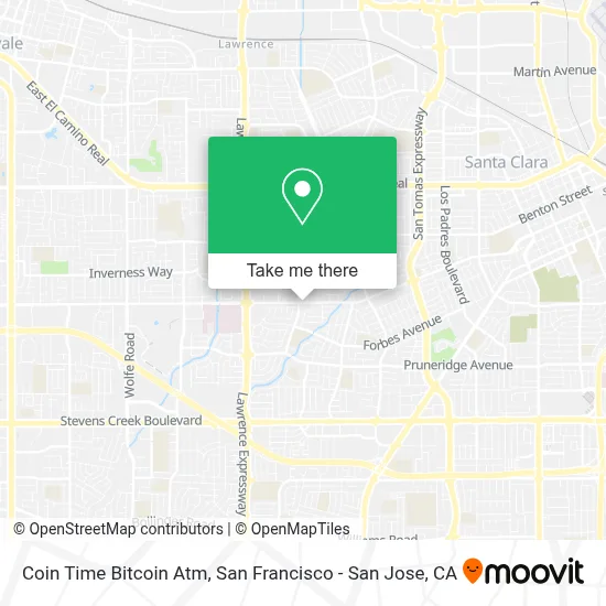 Coin Time Bitcoin Atm map