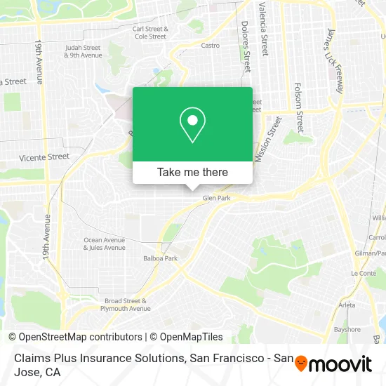 Claims Plus Insurance Solutions map