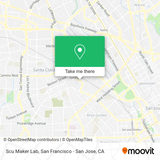 Scu Maker Lab map
