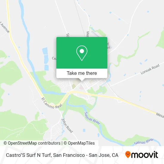 Castro"S Surf N Turf map