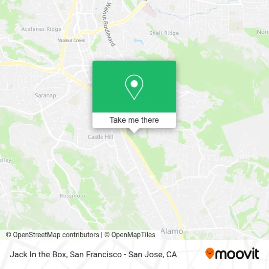 Jack In the Box map