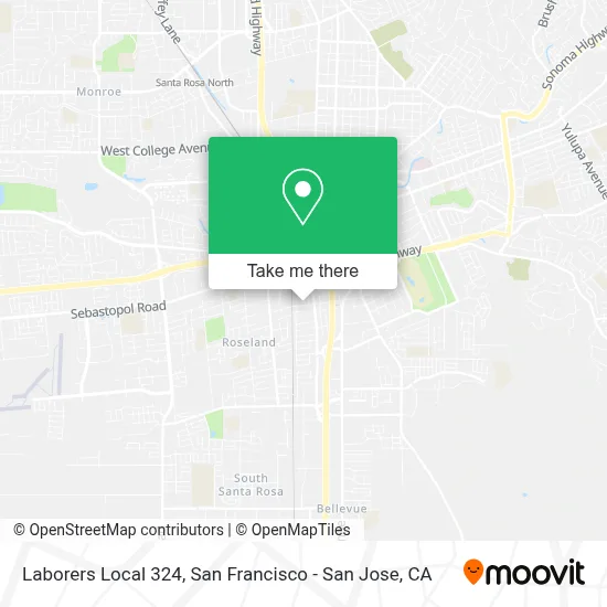 Laborers Local 324 map