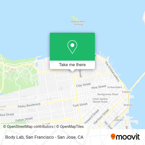 Body Lab map