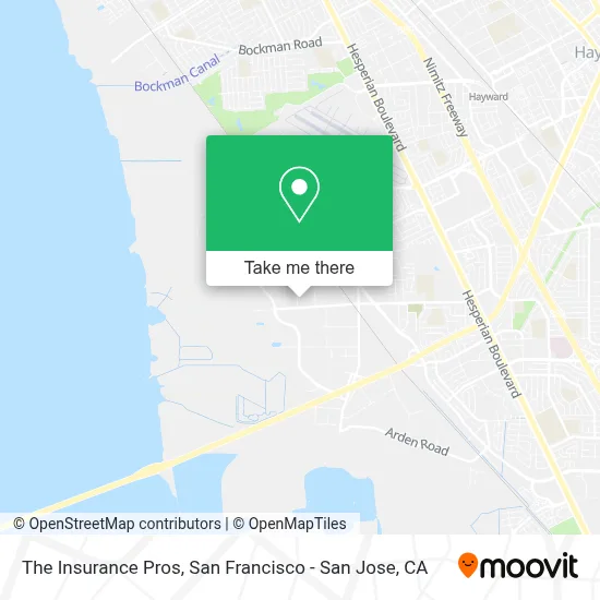 The Insurance Pros map