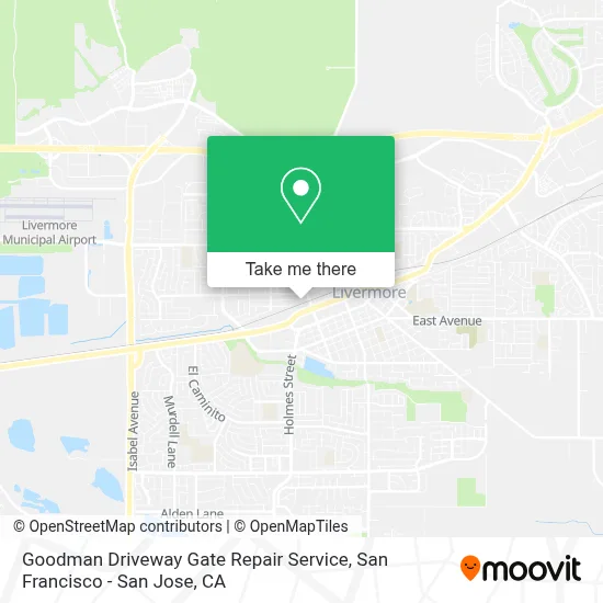 Goodman Driveway Gate Repair Service map