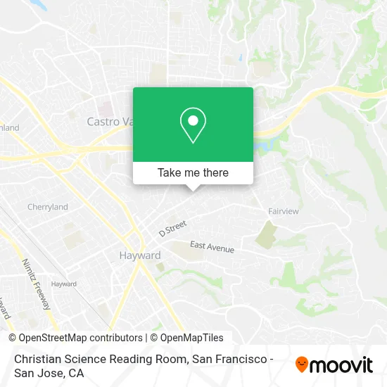 Christian Science Reading Room map