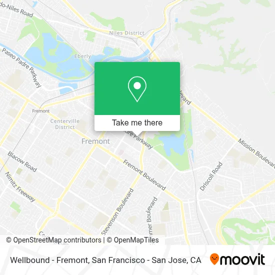 Wellbound - Fremont map