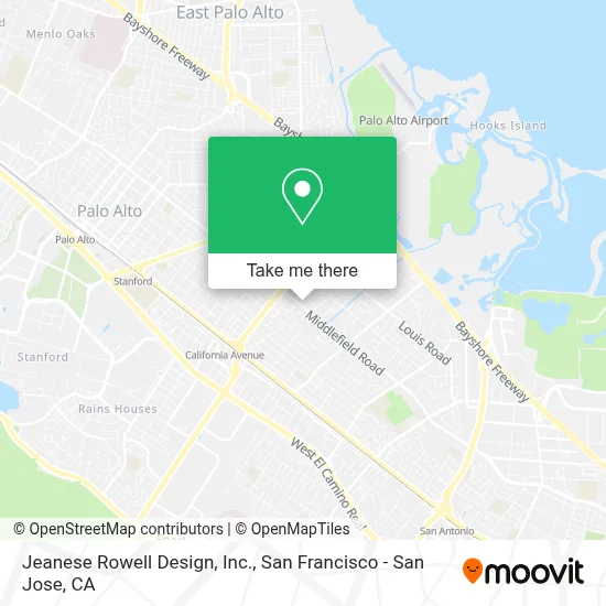 Jeanese Rowell Design, Inc. map
