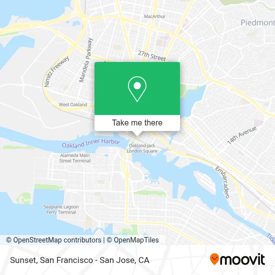 Sunset map