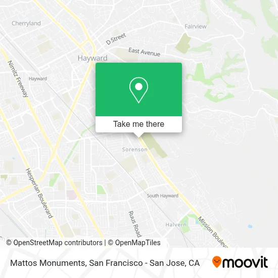 Mattos Monuments map