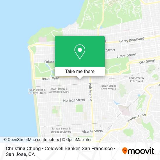 Christina Chung - Coldwell Banker map