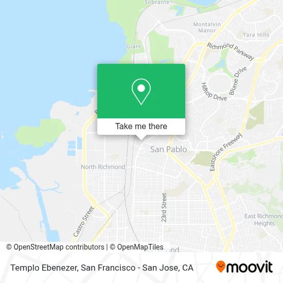 Templo Ebenezer map