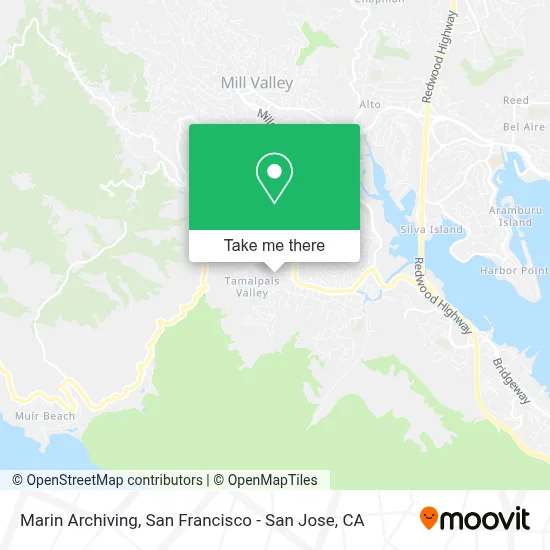 Marin Archiving map