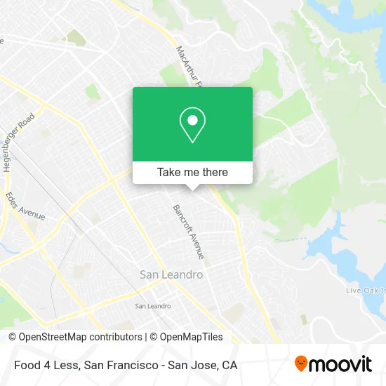 Food 4 Less map