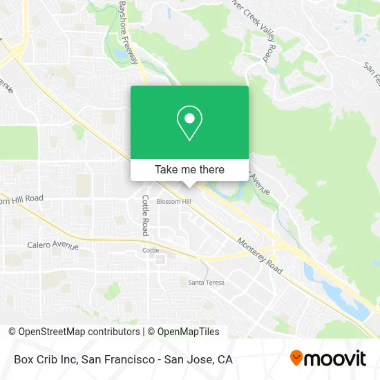 Box Crib Inc map