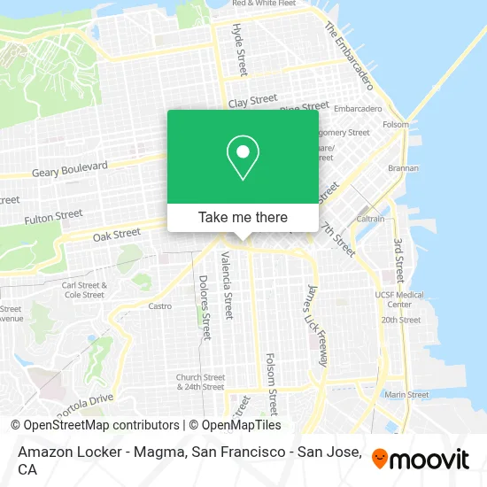 Amazon Locker - Magma map