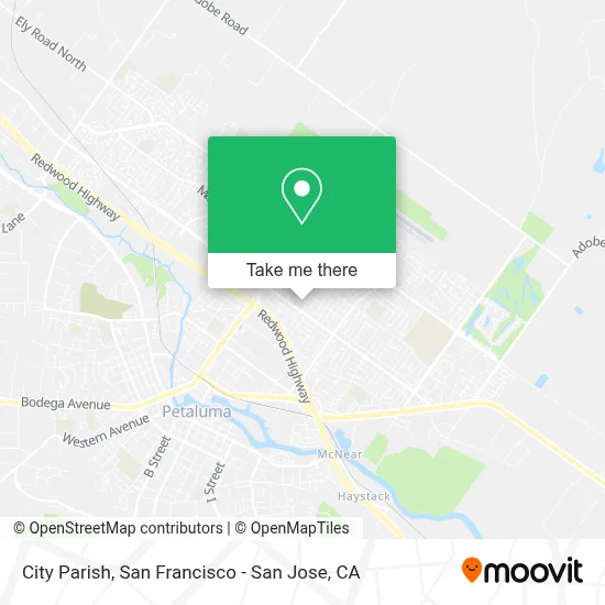 City Parish map