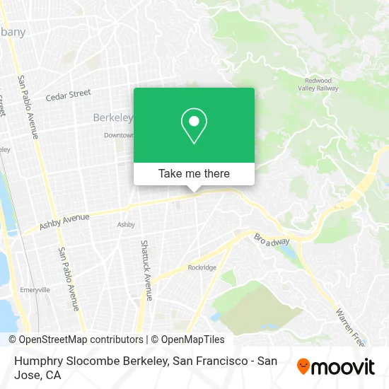 Humphry Slocombe Berkeley map
