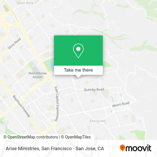 Arise Ministries map