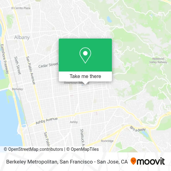 Berkeley Metropolitan map