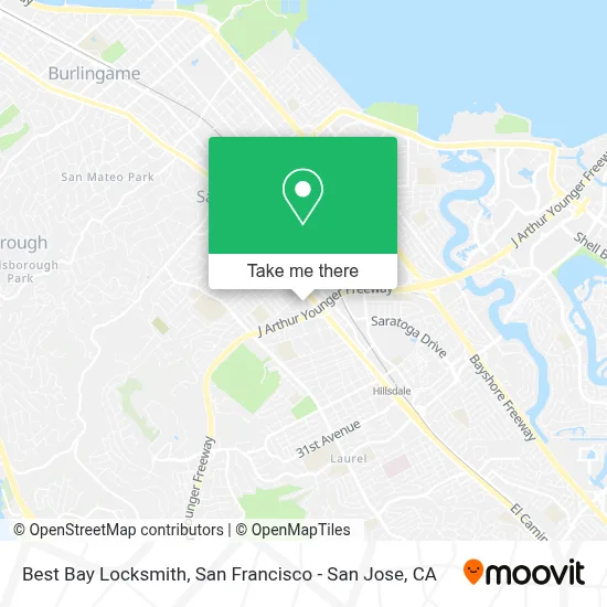 Best Bay Locksmith map