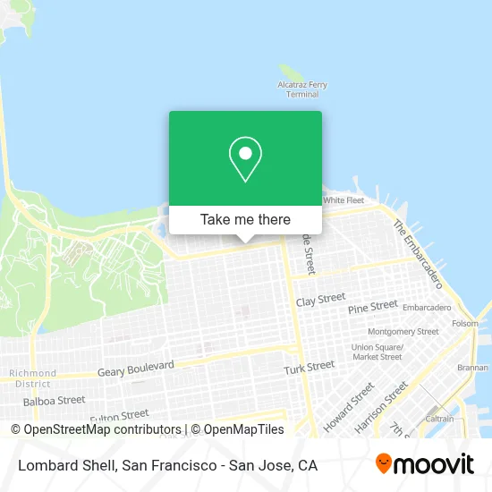Lombard Shell map