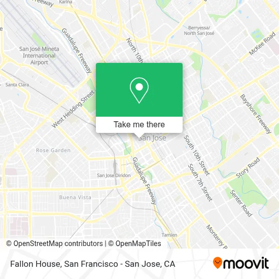 Fallon House map