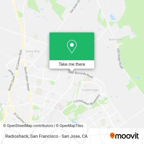 Radioshack map
