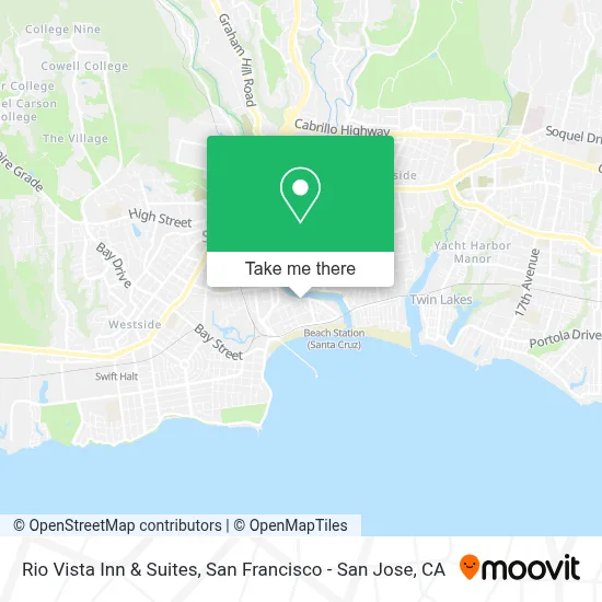 Rio Vista Inn & Suites map