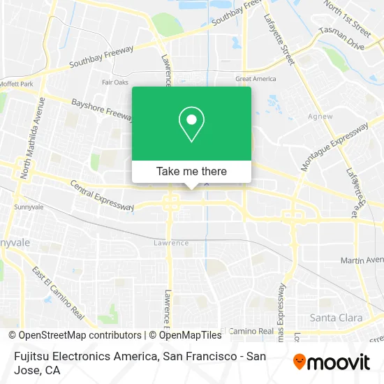 Fujitsu Electronics America map
