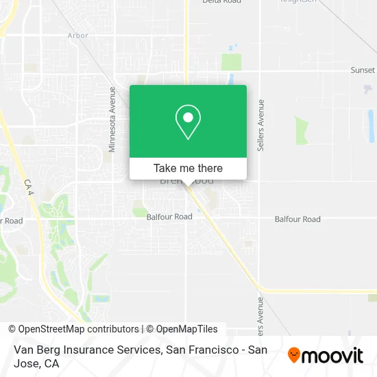 Van Berg Insurance Services map