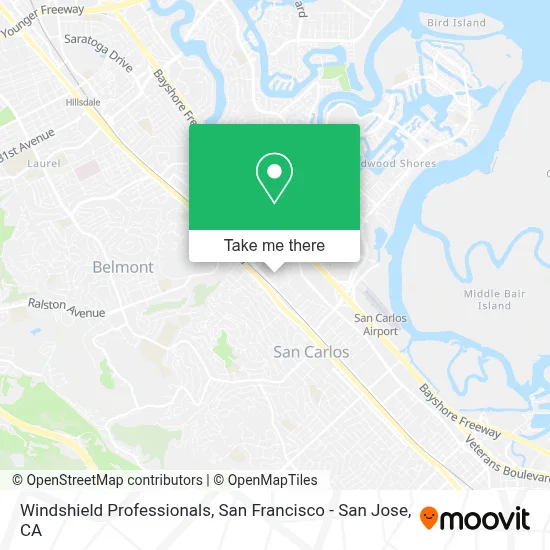 Windshield Professionals map