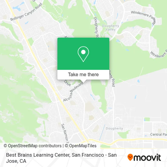 Best Brains Learning Center map