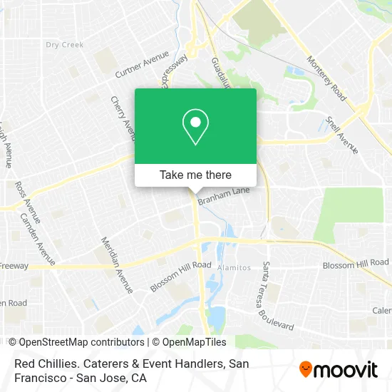 Red Chillies. Caterers & Event Handlers map