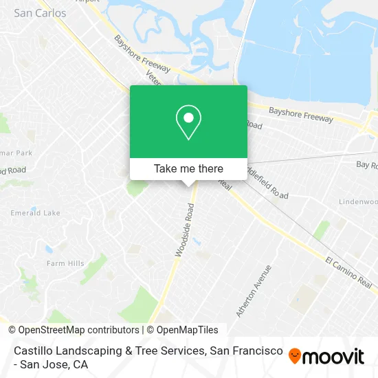 Castillo Landscaping & Tree Services map
