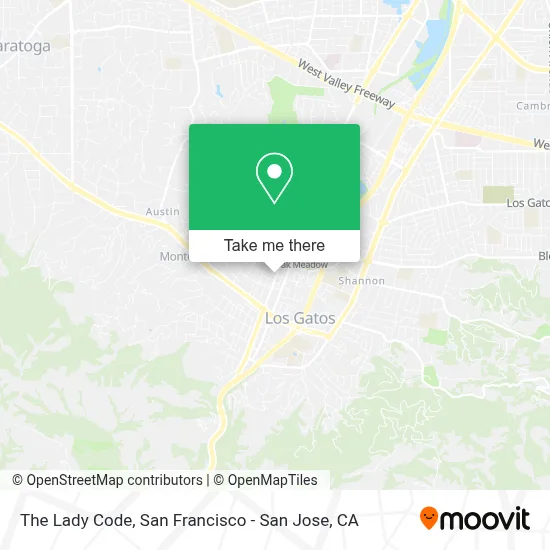 The Lady Code map