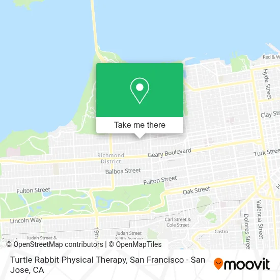 Turtle Rabbit Physical Therapy map