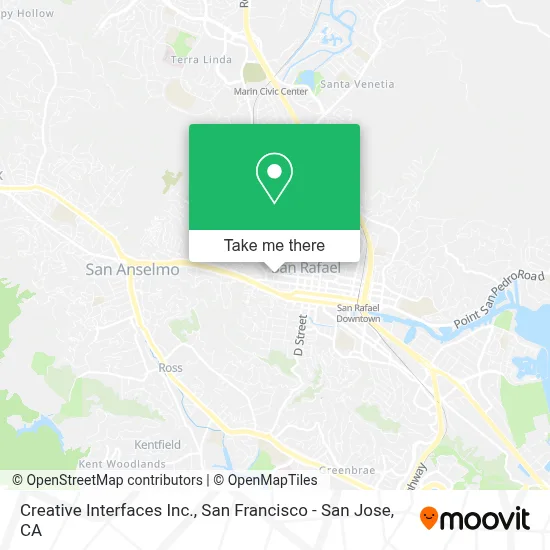 Creative Interfaces Inc. map
