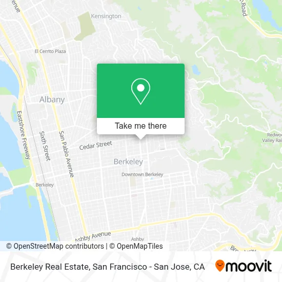 Berkeley Real Estate map