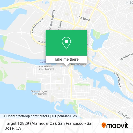 Target T2829 (Alameda, Ca) map