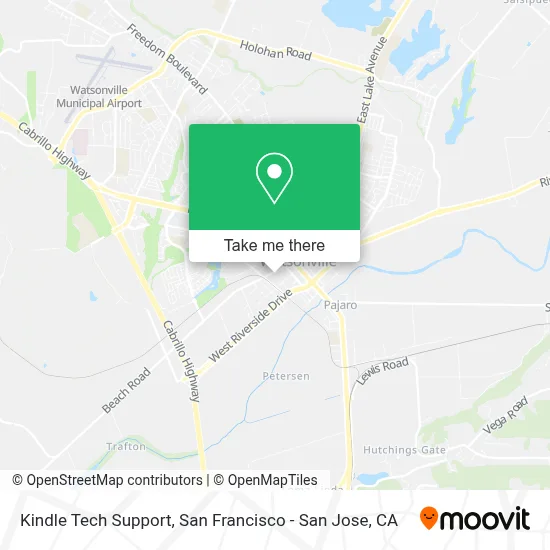 Kindle Tech Support map